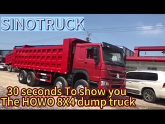 Sinotruk Howo 8x4 371 375 Çöp kamyonu Dizel ve ağır yükler için nihai çözüm