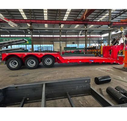 satın al Hidrolik Ayrılıklı Gooseneck Yarım Kamyon, Ağır Makine Taşımacılığı Zimbabwe için online manufacture
