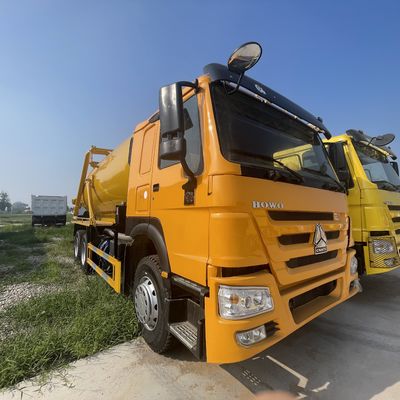 satın al 6 tekerlekli atık kamyonu 10/13 CBM basınç boşaltma fonksiyonu ve 12 ton ağırlığı ile atık atmak online manufacture