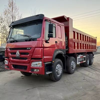 İyi bir fiyat. Otomatik 8x4 371hp Sinotruk Howo Maden Kum Çöpçü Kamyonu 40 Ton 60 Ton Afrika'da çevrimiçi