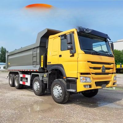 İyi bir fiyat. ZF8118 direksiyon sistemi ve 50 ton kapasiteli Howo Euro 4 380hp 8x4 atık kamyonu çevrimiçi