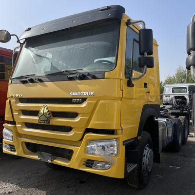 İyi bir fiyat. Kullanılmış Howo Sinotruk 371 6x4 T7 Traktor Kamyonu Ön Akslı 7.5T 6 Silindirli çevrimiçi