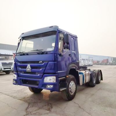İyi bir fiyat. Affordable Used HOWO 6X4 375HP Tractor Truck Head in Africa çevrimiçi