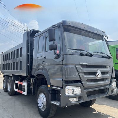 İyi bir fiyat. Kullanılmış Howo 6x4 Toprağı Çöktüren Çöp Kamyonları 10 Tekerlek 20 30 40 Ton 371HP LHD Toprağı Taşımak için çevrimiçi