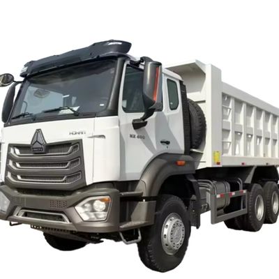 İyi bir fiyat. İkinci El Sinotruk Hohan 6x4 10 Tekerlekli Çöp Kamyonu U Şekli Howo NX 380HP Maden Çöp Kamyonu çevrimiçi