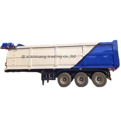 İyi bir fiyat. 3/4 Axles 45 M3 70 Ton Tipper Dump Truck, Hidrolik Dump Trailer Çin çevrimiçi