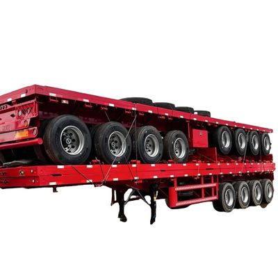 İyi bir fiyat. Fabrika özelleştirmesi 40ft düz yataklı yarı römork 2 Aks 3 Aks 4 Aks Dolly Tractor Çasi Bağlantı için çevrimiçi