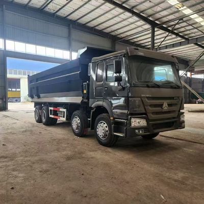 İyi bir fiyat. 8X4 Lhd 12R20 375 HP Howo Dump Truck, direksiyon ve at gücü konfigürasyonu ile özelleştirilmiş çevrimiçi