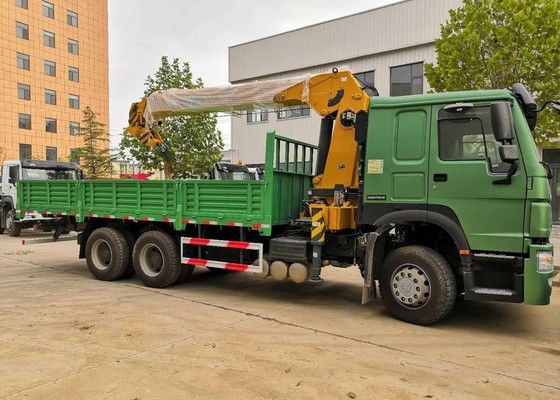 İyi bir fiyat. Sinotruk Howo7 Yeşil 12T 6x4 şasi boşaltma yükleyici vinci Afrika'da iyi satıldı. çevrimiçi