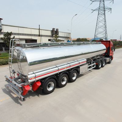 İyi bir fiyat. Yepyeni 3-Axle 45,000 Litre Çift Hatlı Hava Frenleri Fren Sistemi Yakıt Taşıma Tankı Yarım Rel çevrimiçi