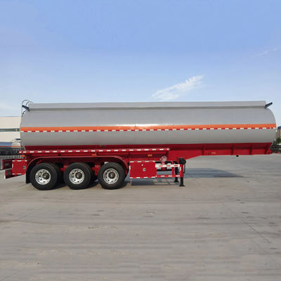 İyi bir fiyat. 3-Axle 12r20/12r22.5 Lastik 45000l 50000l Original Axle Stainless Steel Tank Truck Oil Tank Trailer Factory Sales çevrimiçi